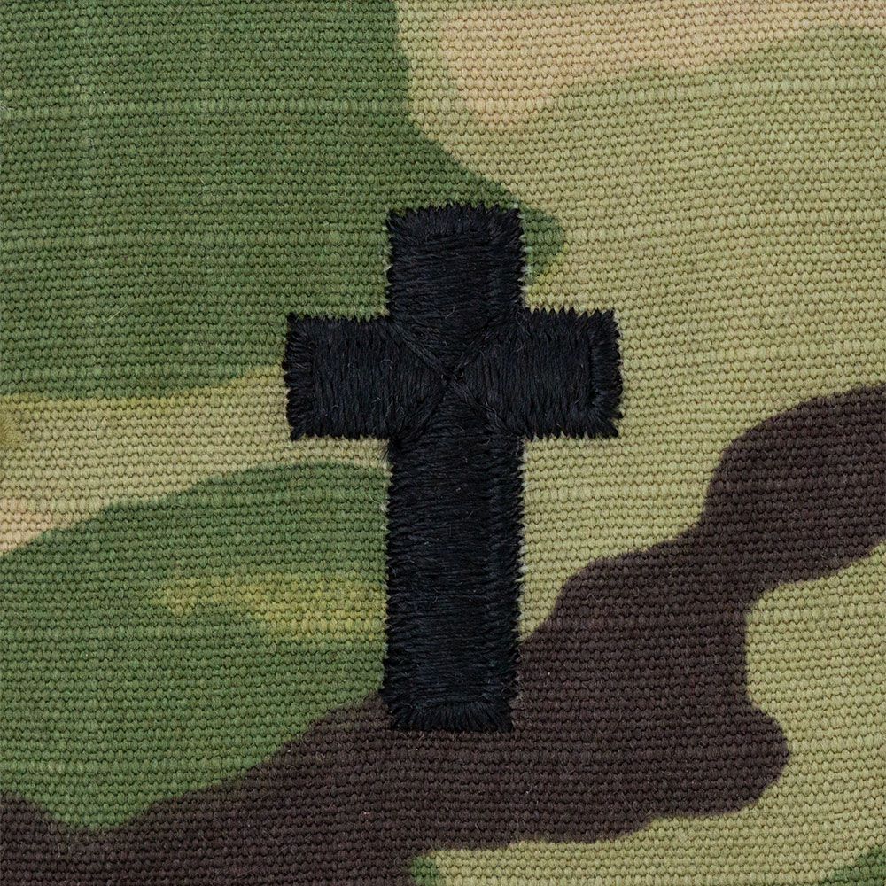 Christian Chaplain Branch Insignia with Hook Badges