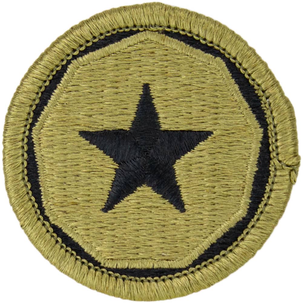 9th Support Command OCP/Scorpion Patch Patches and Service Stripes