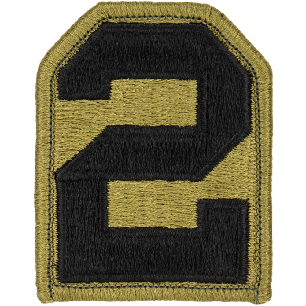 2nd Army OCP/Scorpion Patch Patches and Service Stripes