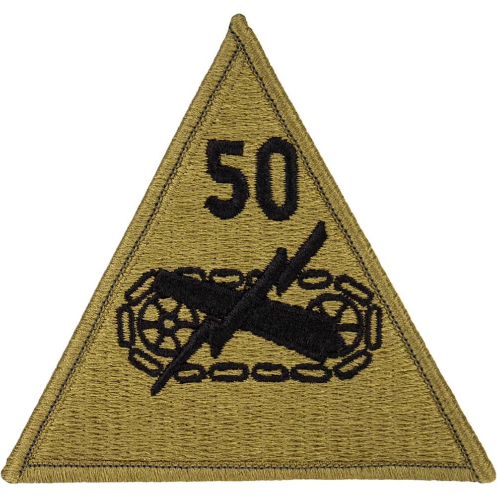 50th Armored Division OCP/Scorpion Patch Patches and Service Stripes