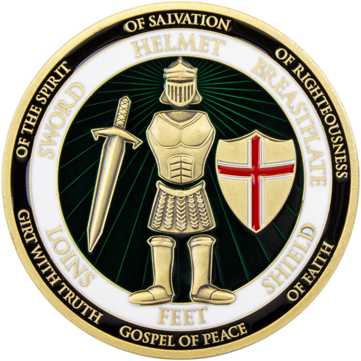 Armor of God Challenge Coin Challenge Coins