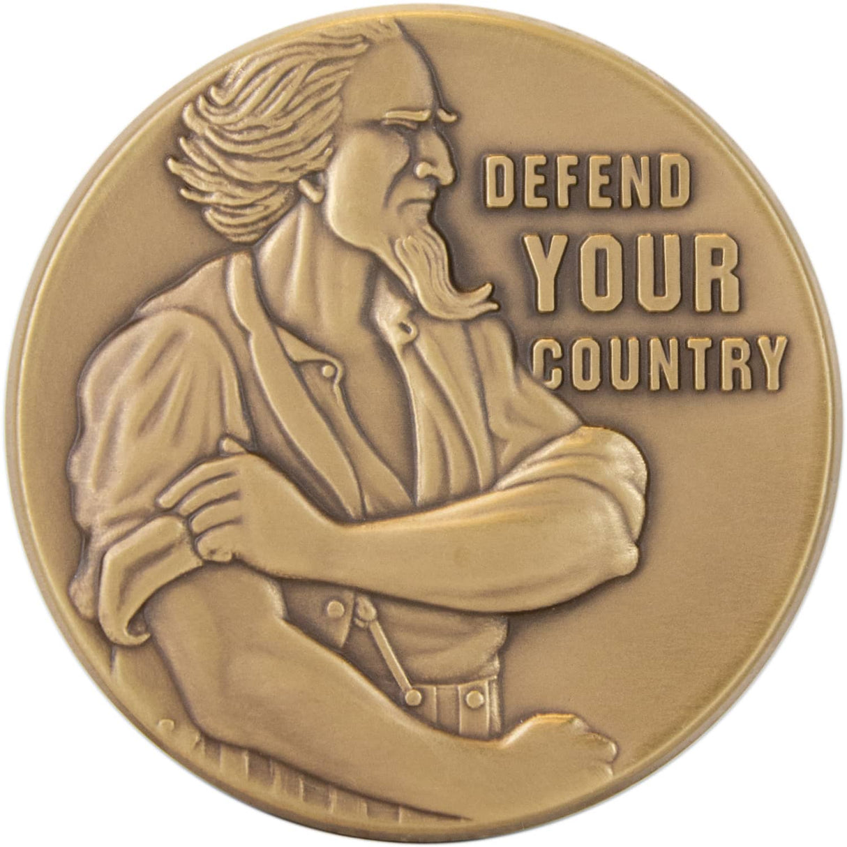 Defend Your Country Uncle Sam Challenge Coin Challenge Coins
