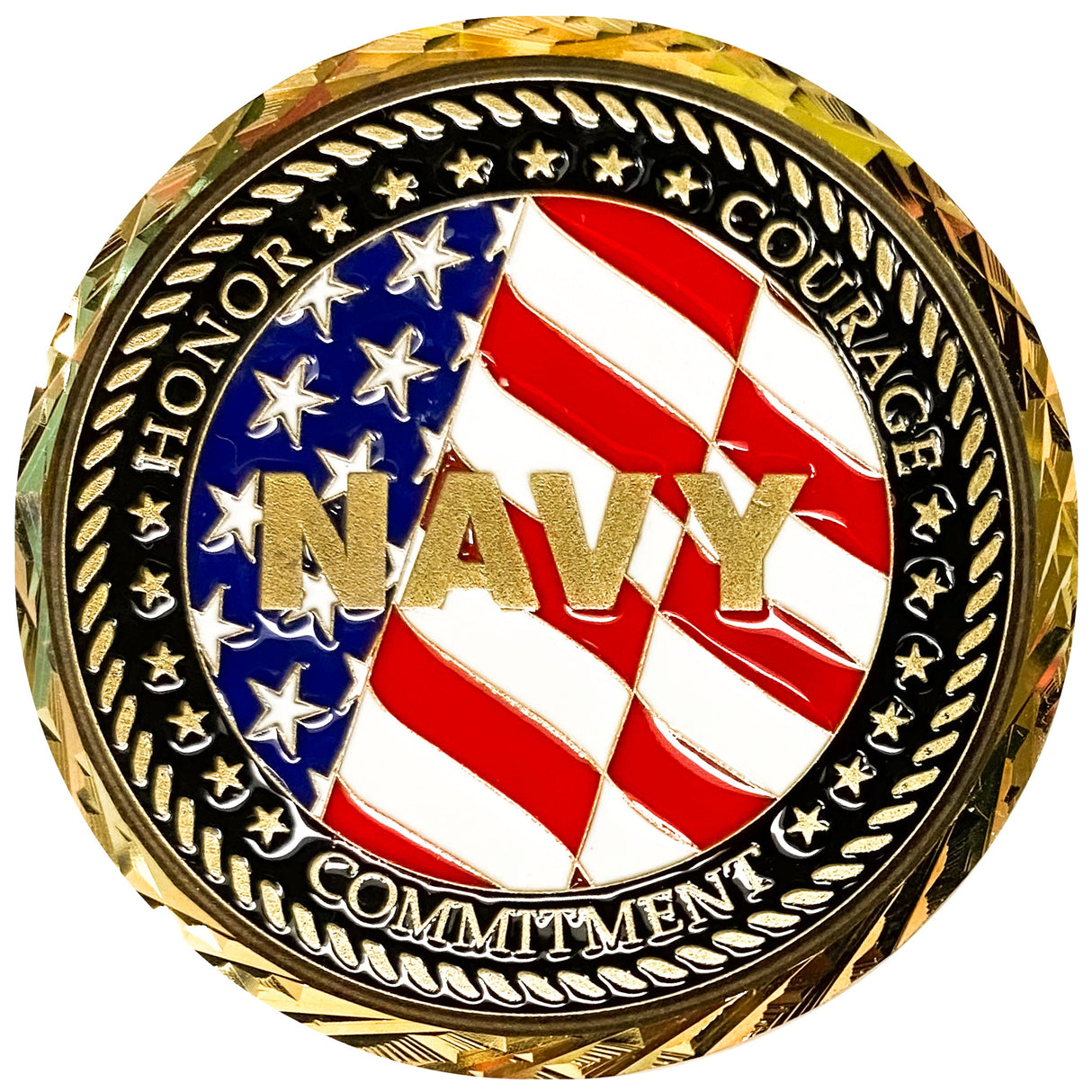 USN U.S. Navy Veteran Coin Challenge Coins
