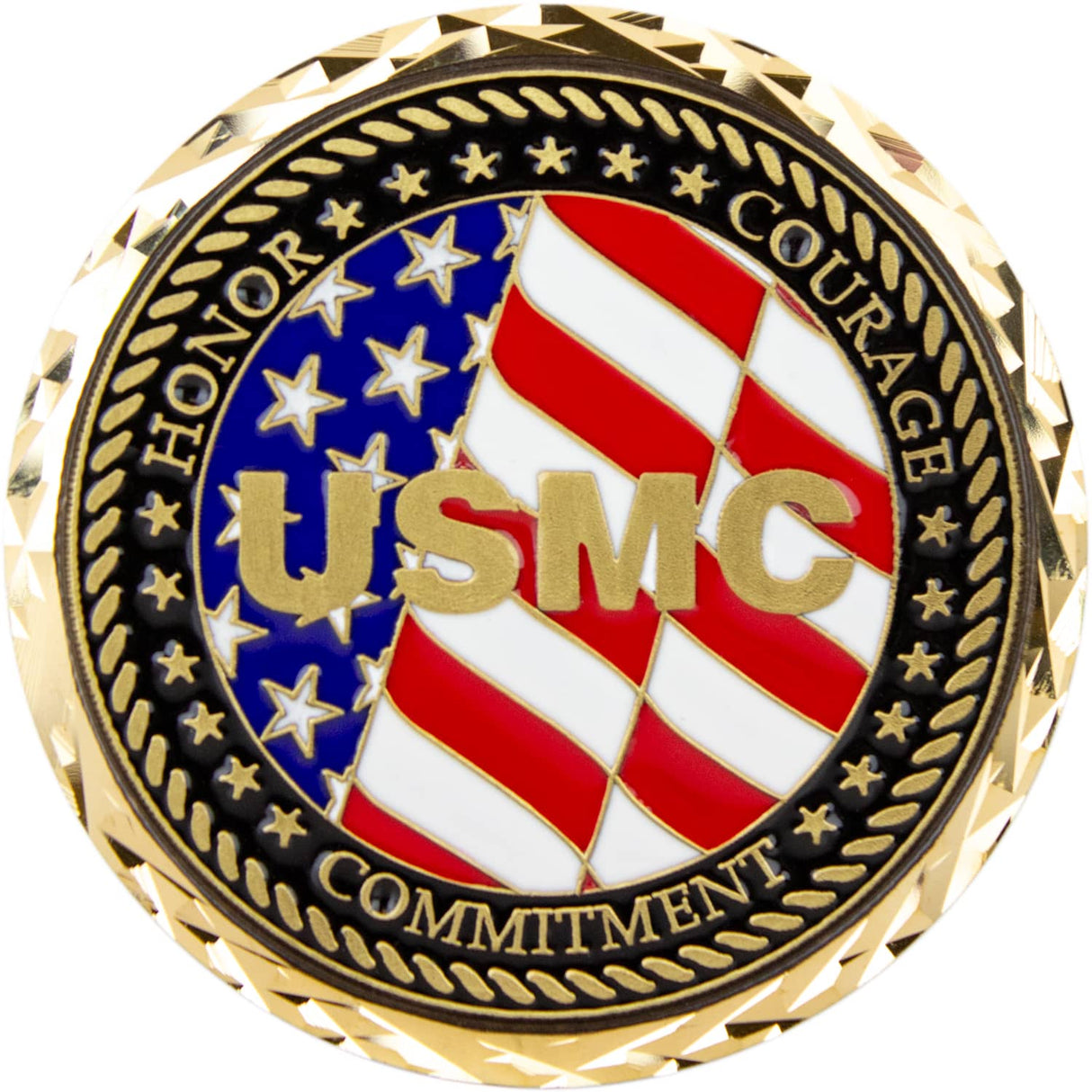 USMC Marine Corps Veteran Challenge Coin Challenge Coins