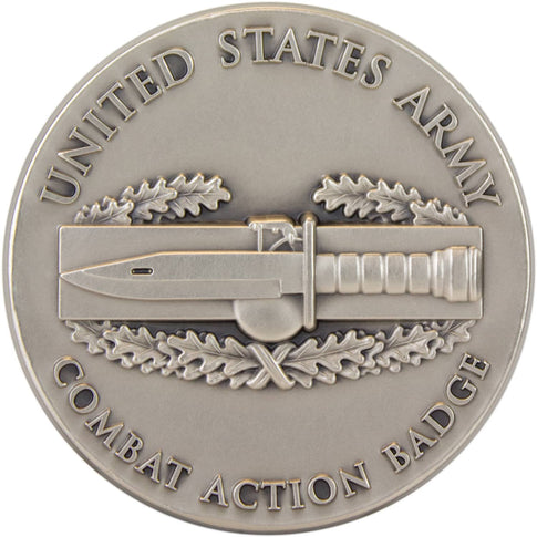 Combat Action Badge Challenge Coin
