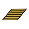 Navy Enlisted Gold Lace on Blue Hashmarks / Service Stripes - Female Size