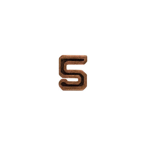 Bronze Numeral 5