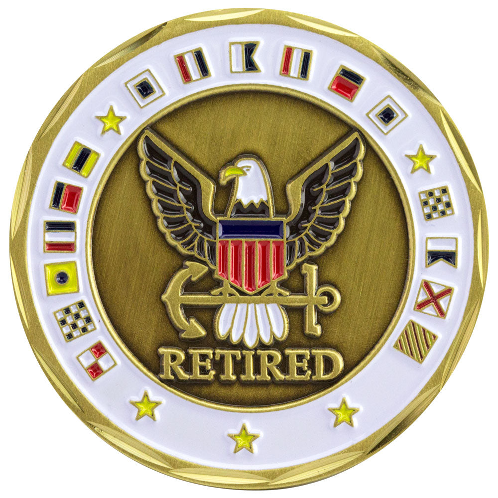 U.S. Navy Retired Coin Challenge Coins