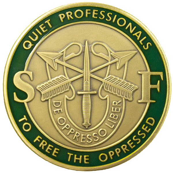Special Forces Coin - De Oppresso LIber Challenge Coins