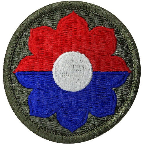 9th Infantry Division Class A Patch Patches and Service Stripes