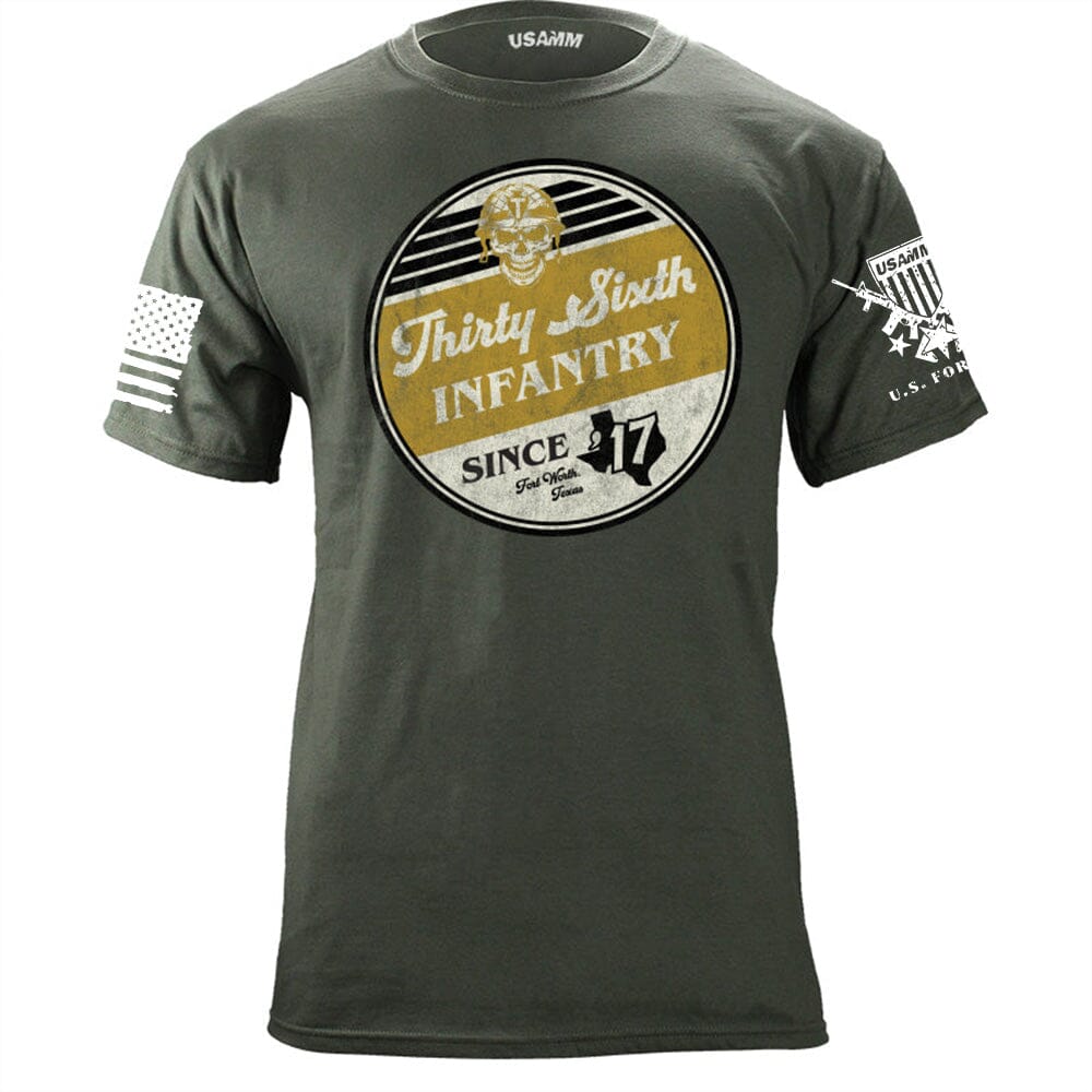 Infantry Division Retro Circle T-Shirts Shirts & Tops 56.276.MG