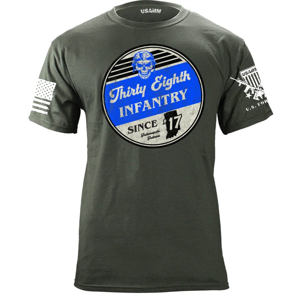 Infantry Division Retro Circle T-Shirts Shirts & Tops 56.251.MG