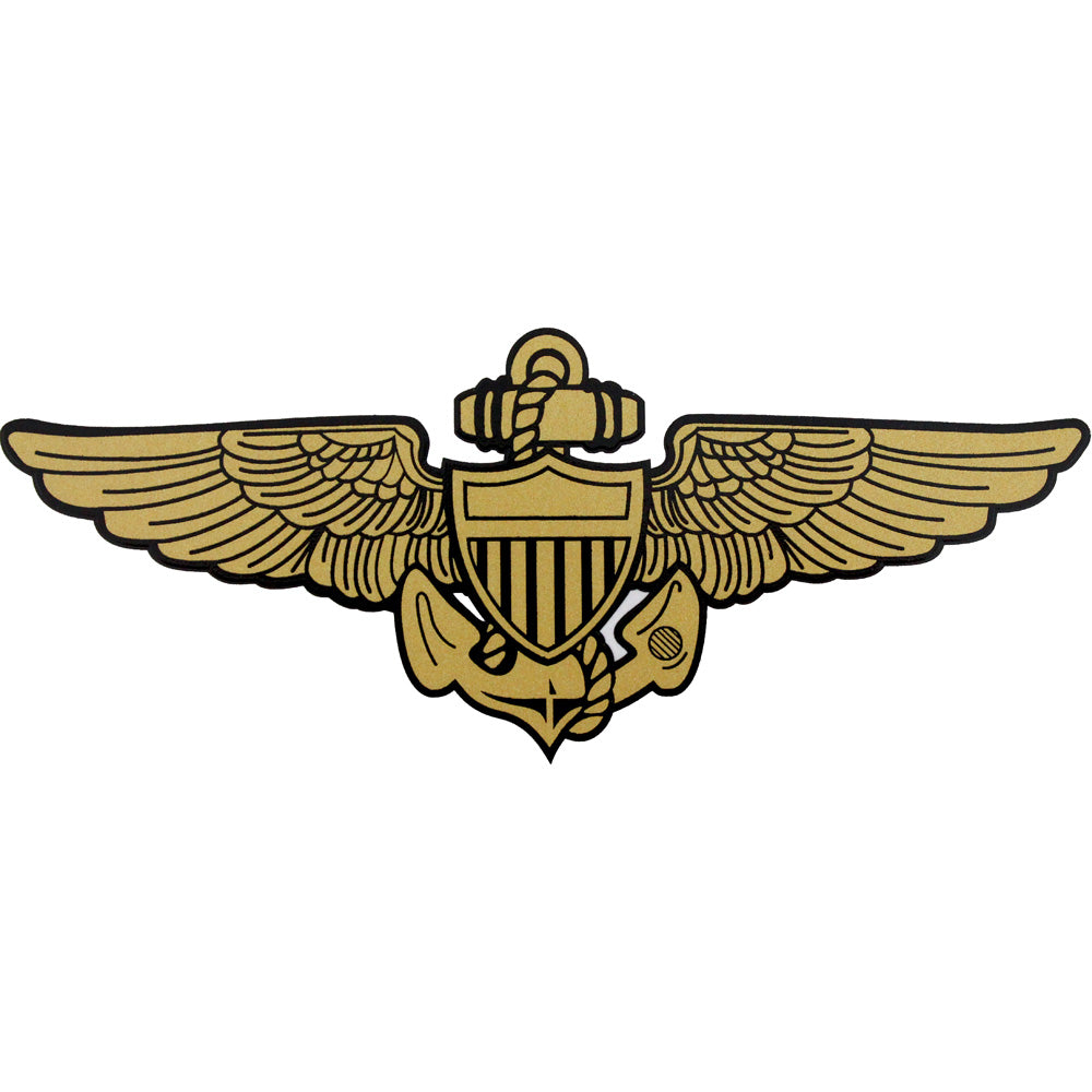 Aviator Wings 6 Inch Decal Stickers and Decals BP-0230