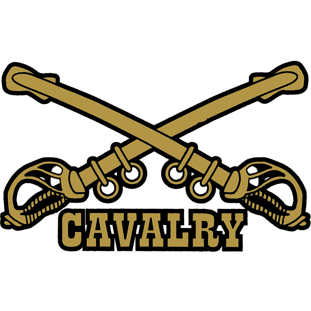 Cavalry Small Clear Decal Stickers and Decals BP-0465