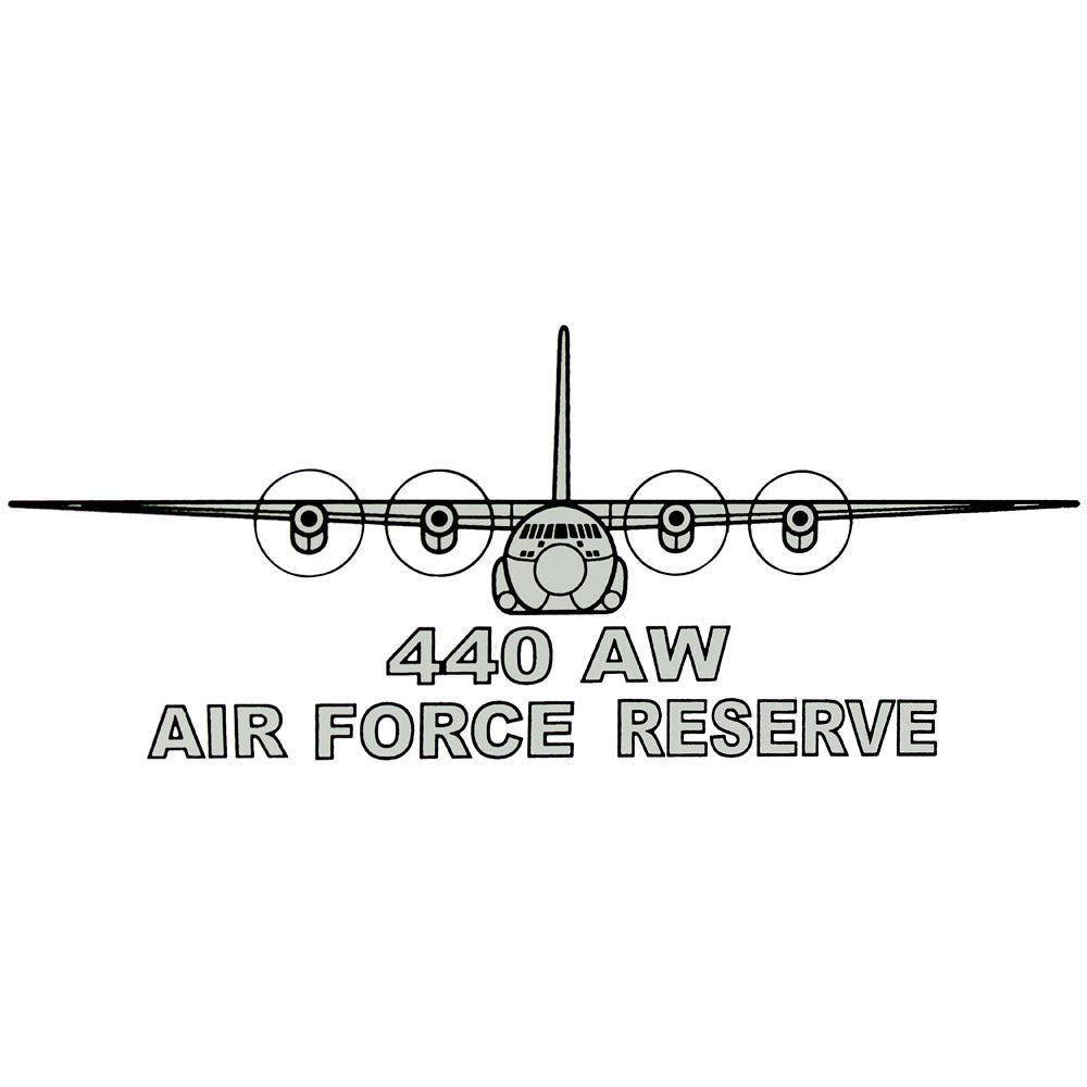 440 AW Air Force Reserve 5.5" Clear Decal Stickers and Decals BP-0773
