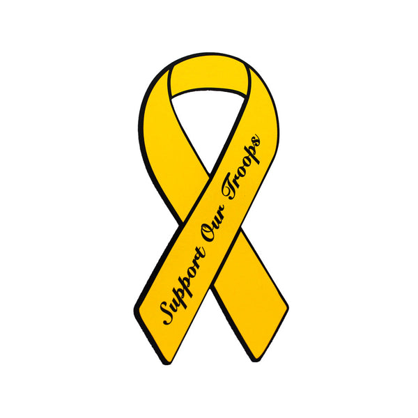 Support Our Troops (Yellow Ribbon) - Epic Signs