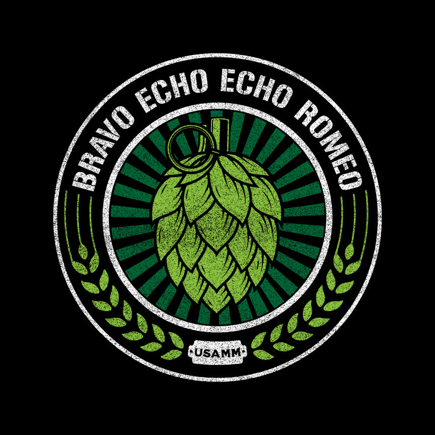 Bravo Echo Echo Romeo Grenade T-shirt Shirts