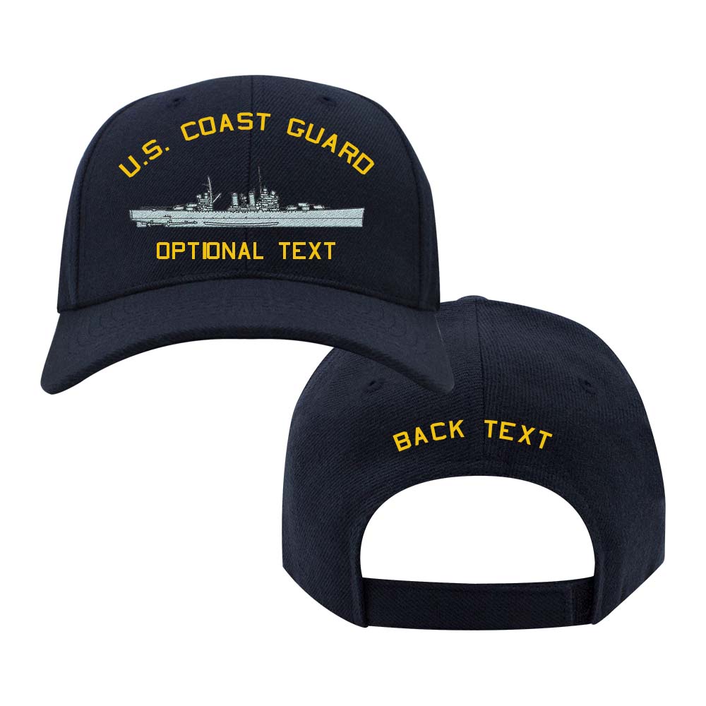 Coast Guard Custom Ship Cap - Brooklyn Class Cruiser Hats and Caps