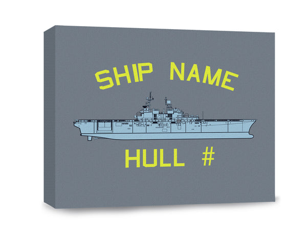 US Navy Custom Ship 3D Laser Engraved Plaque