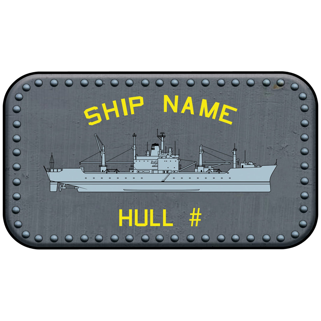 U.S. Navy Custom Ship Sticker Stickers and Decals Charleston.sticker
