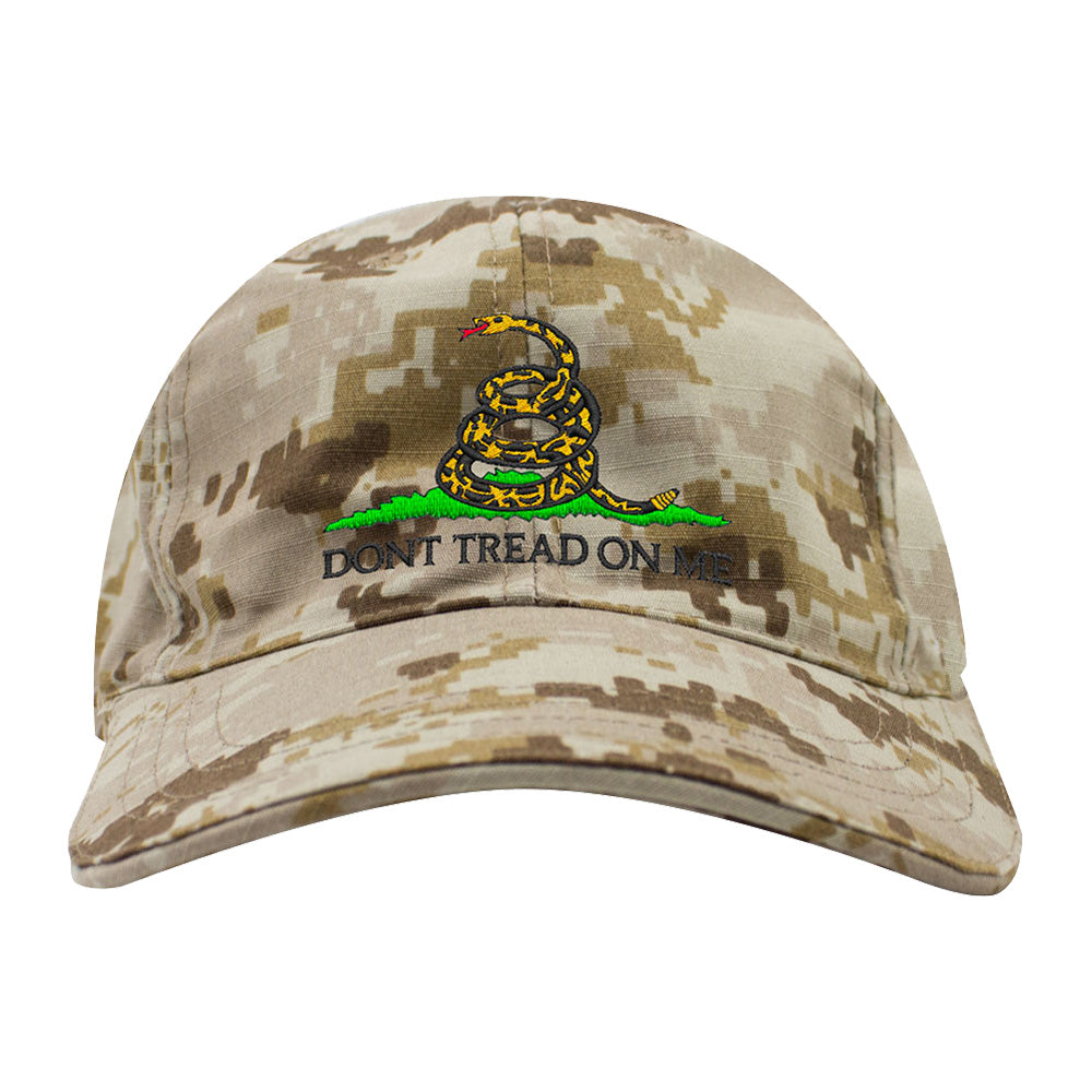 Don't Tread on Me Camo Caps Hats and Caps DTOM.DESERT