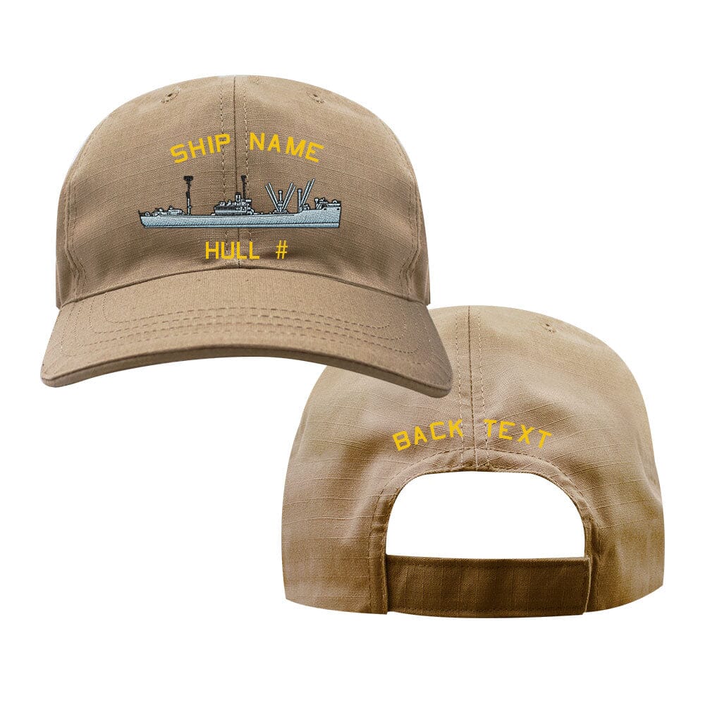 US Navy Custom Ship Cap - Coyote - Denebola Class Stores Ship Hats and Caps DENEBOLA.COY