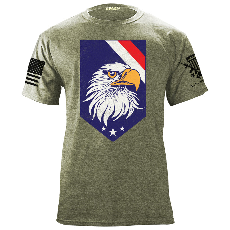 EAGLE HEAD Shield TOP Stripes Tshirt Shirts YFS.3.027.1.MGT.1