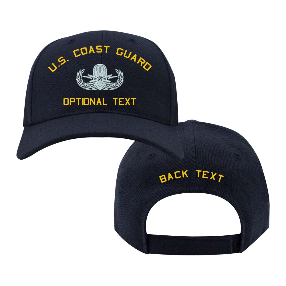 Coast Guard Custom Ship Cap - EOD Senior Hats and Caps