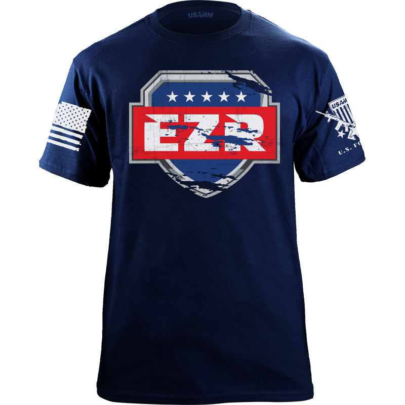 EZR Shield Distressed T-shirt Shirts YFS.6.026.1.NYT.1