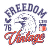 Freedom Vintage Eagle Head T-Shirt