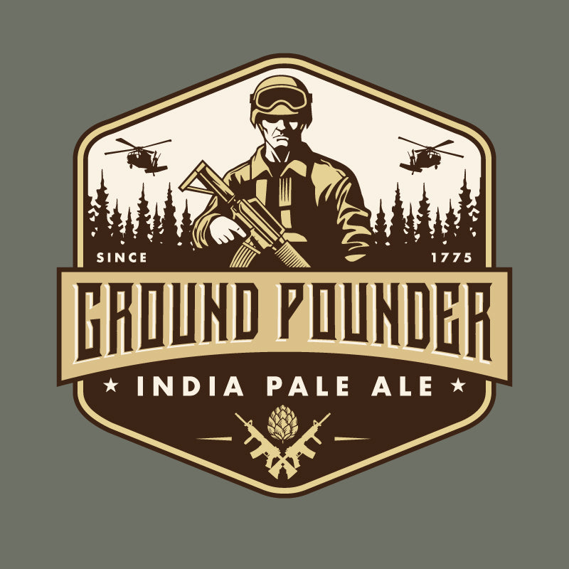 Ground Pounder IPA T-shirt Army