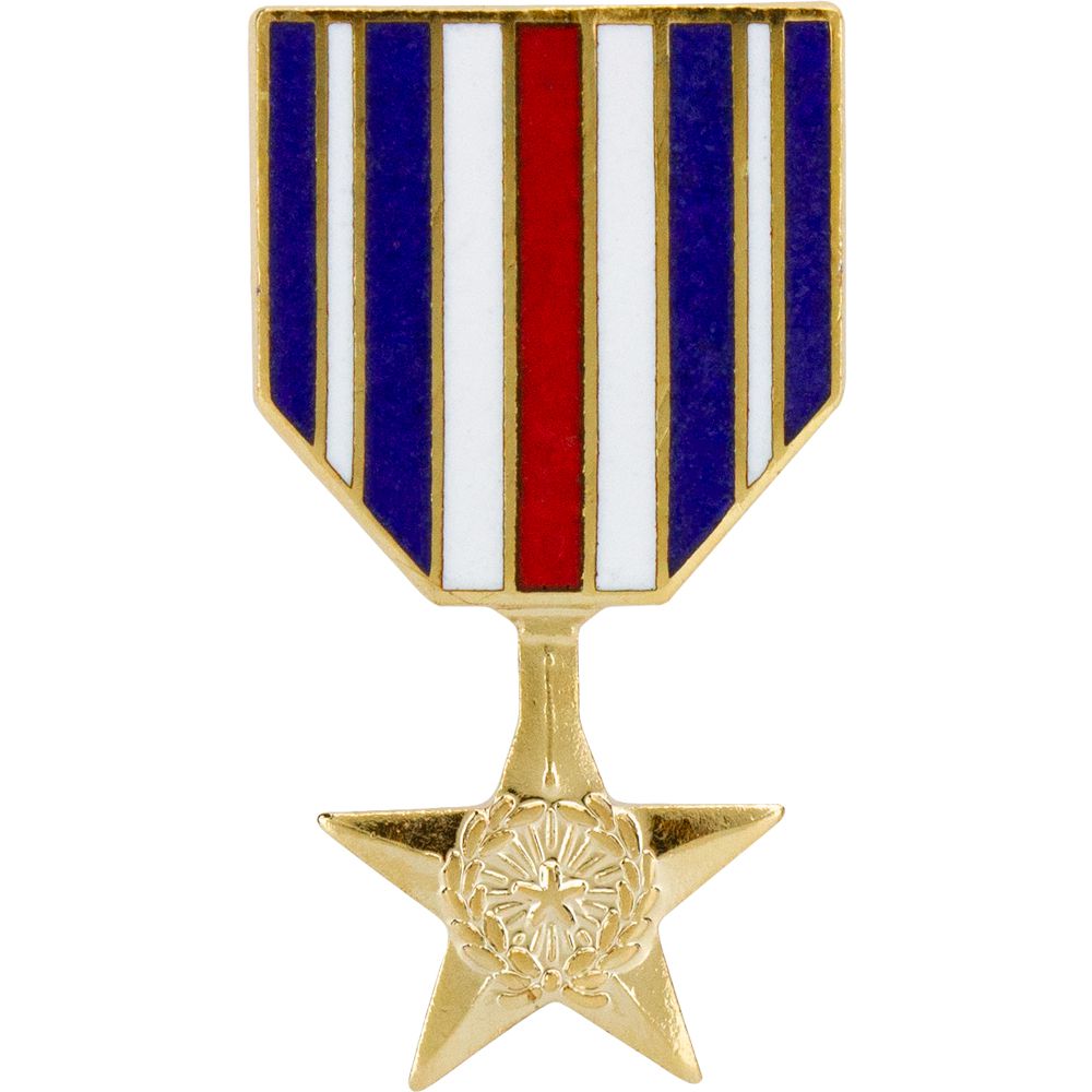 Silver Star Hat Pin Pins