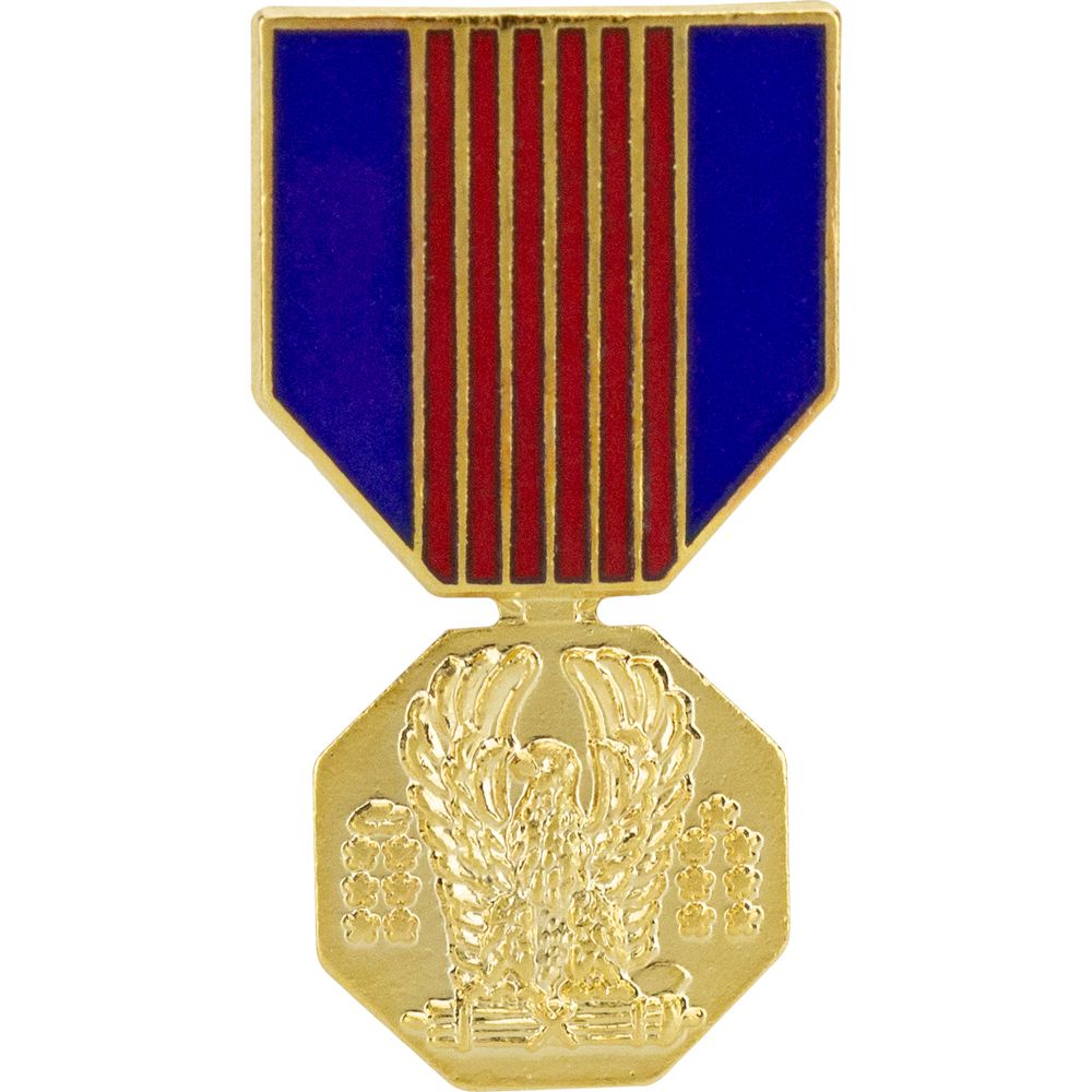 Army Soldier's Medal - Heroism Hat Pin Pins