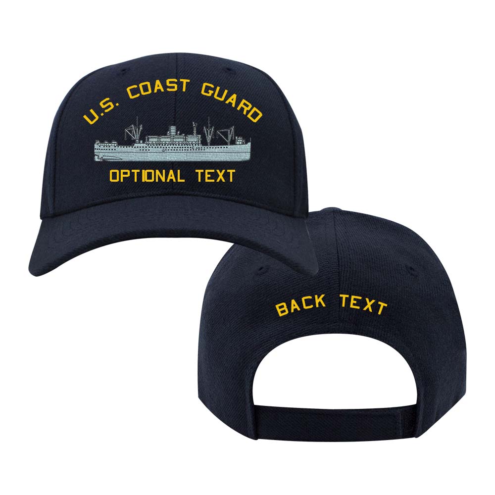 Coast Guard Custom Ship Cap - Harris Class Attack Transport Hats and Caps