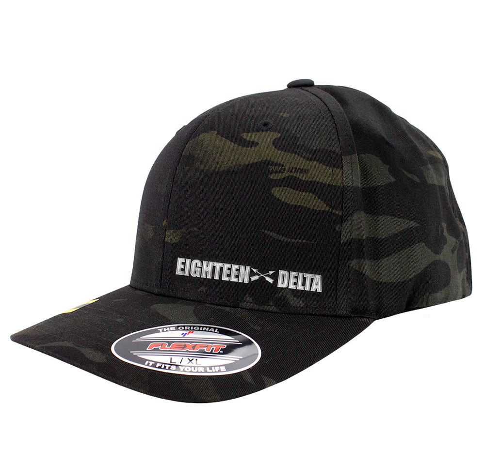 Eighteen Delta MOS Series FlexFit Multicam Caps Hats and Caps Hat.0254s