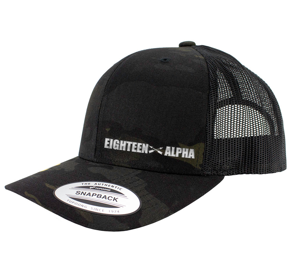 Eighteen Alpha MOS Snapback Trucker Multicam Caps Hats and Caps Hat.0289