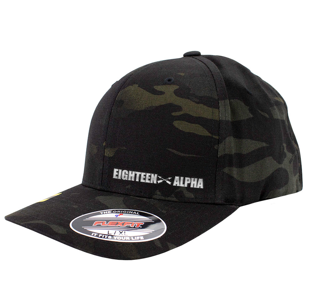 Eighteen Alpha MOS Series FlexFit Multicam Caps Hats and Caps Hat.0290s
