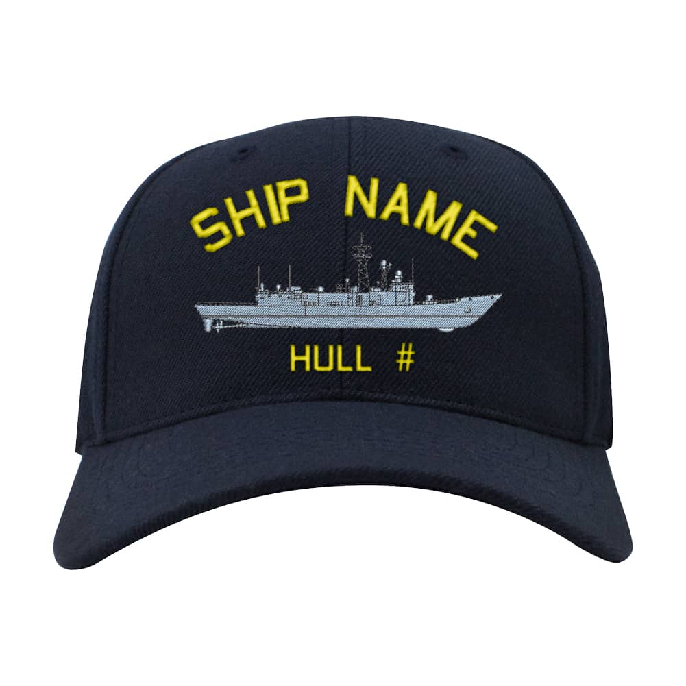 U.S. Navy Custom Ship Caps - Navy Blue _ Perry