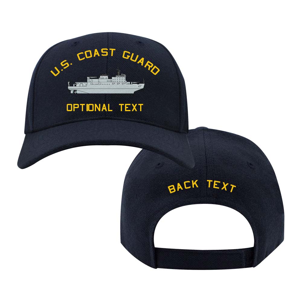 Coast Guard Custom Ship Cap - Healy Class Hats and Caps