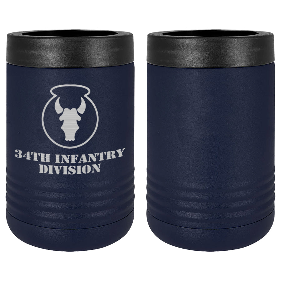 34th Infantry Division Laser Engraved Beverage Holder Mugs LEIH.0092.N