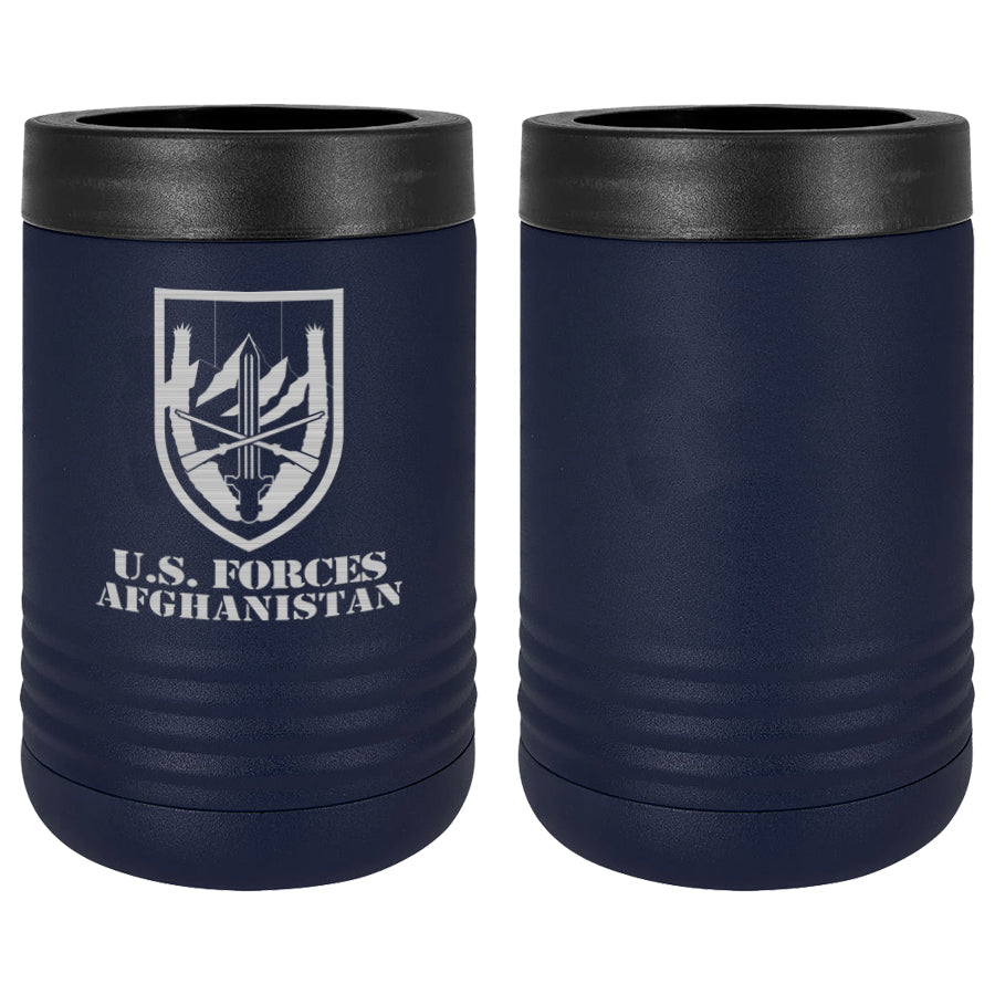 Army U.S. Forces Afghanistan Laser Engraved Beverage Holder Mugs