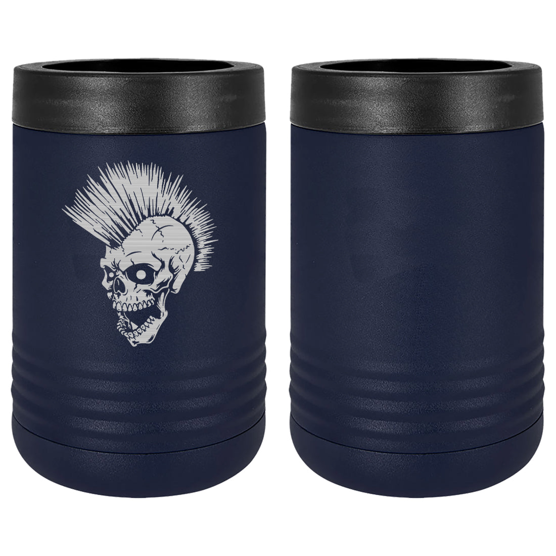 Punk Skull Laser Engraved Beverage Holder Mugs LEIH.0171.N