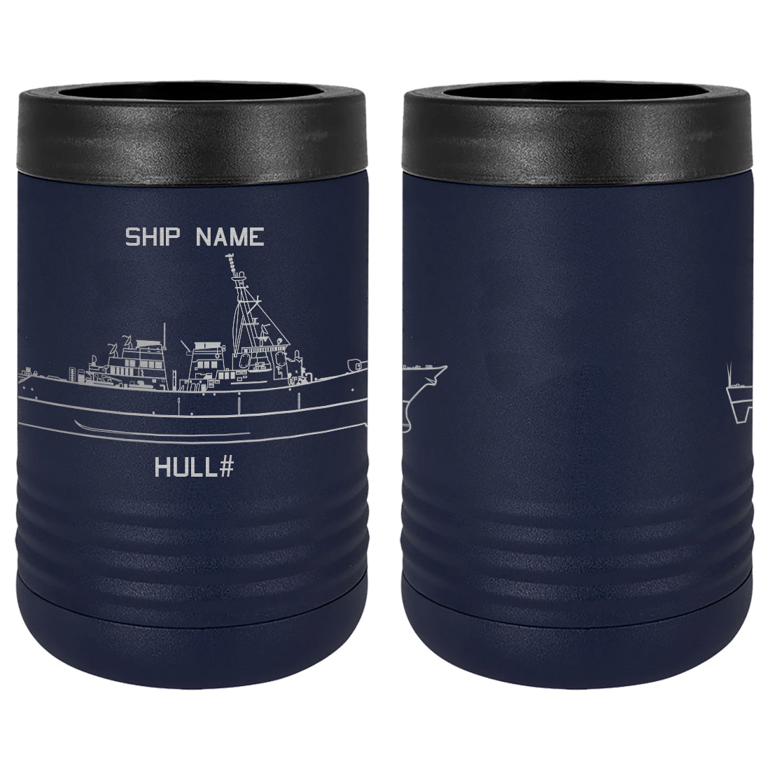 U.S. Navy Custom Ship Laser Engraved Beverage Holder Custom Product LEIH.0181.N