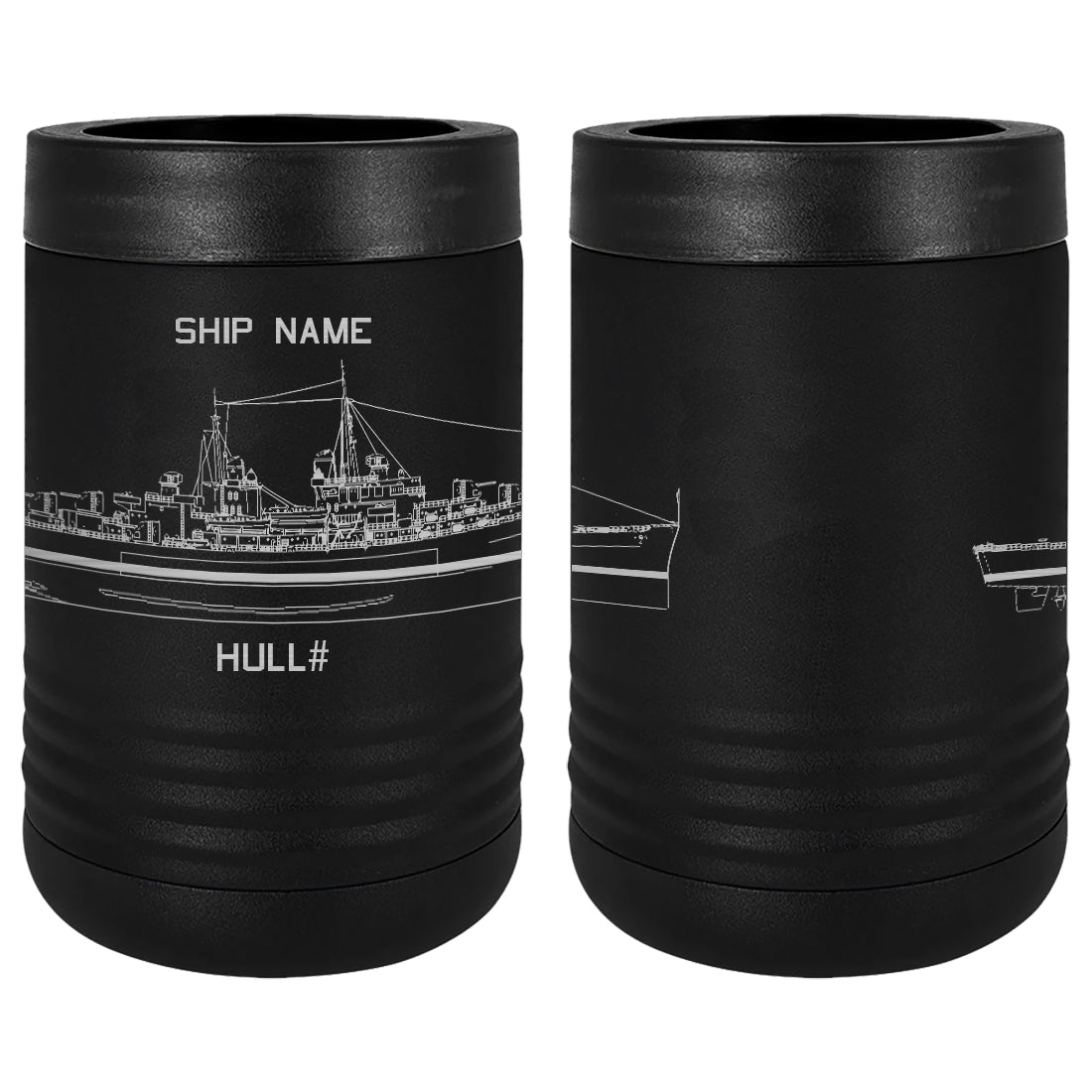 U.S. Navy Custom Ship Laser Engraved Beverage Holder Custom Product LEIH.0182.B