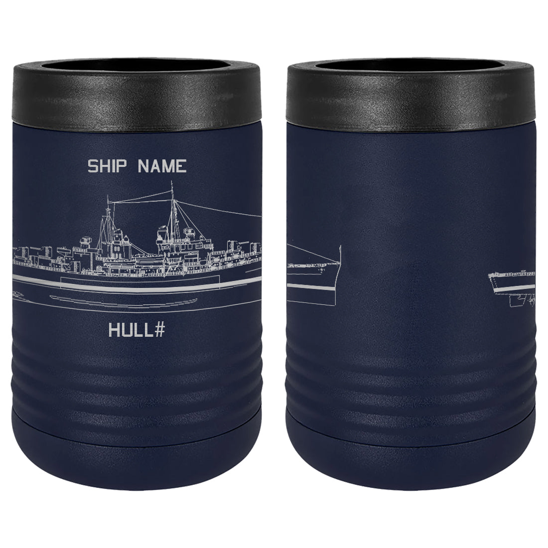 U.S. Navy Custom Ship Laser Engraved Beverage Holder Custom Product LEIH.0182.N