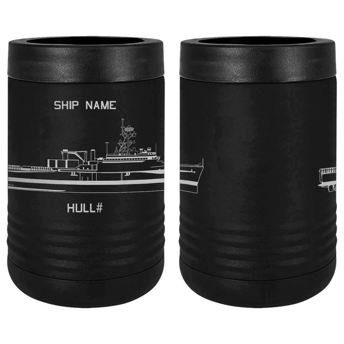 U.S. Navy Custom Ship Laser Engraved Beverage Holder Custom Product LEIH.0183.B
