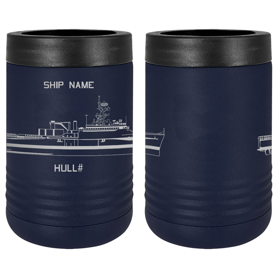 U.S. Navy Custom Ship Laser Engraved Beverage Holder Custom Product LEIH.0183.N