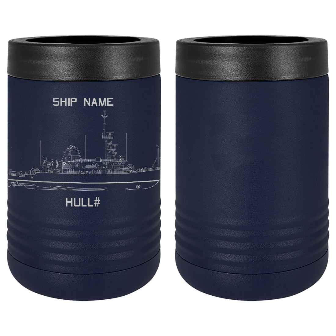 U.S. Navy Custom Ship Laser Engraved Beverage Holder Custom Product LEIH.0184.N