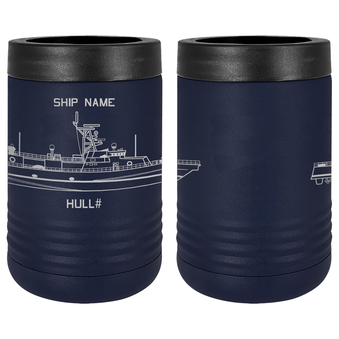 U.S. Navy Custom Ship Laser Engraved Beverage Holder Custom Product LEIH.0195.N