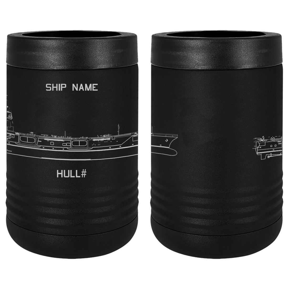 U.S. Navy Custom Ship Laser Engraved Beverage Holder Custom Product LEIH.0198.B